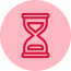 Pictogram representing time running out